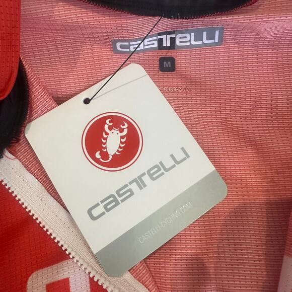Castelli inGamba Men's Competizione Short Sleeve Red&White Jersey sz M NWT $ - Picture 4 of 7